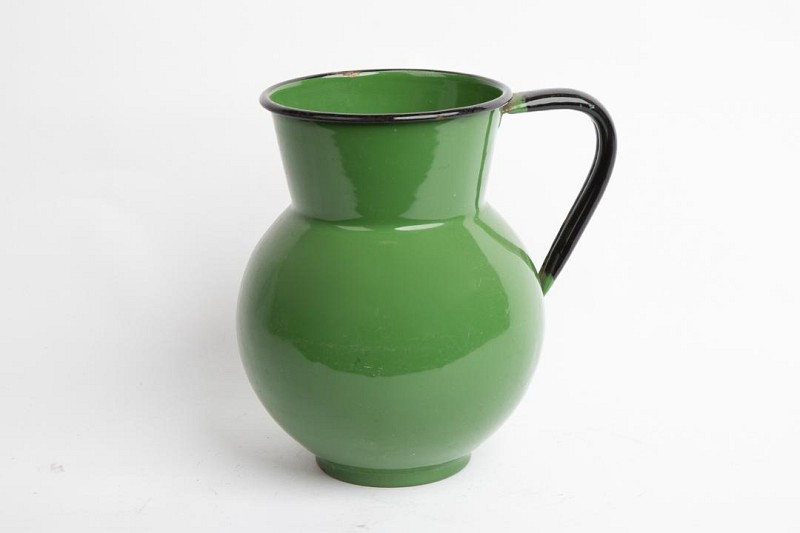 Hospital Jug Enamel in Green